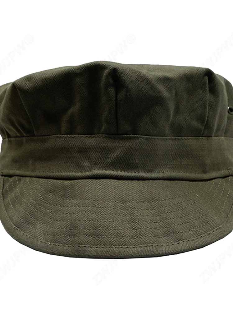 Gorra octogonal militar verde – Estilo americano clásico - imagen 2