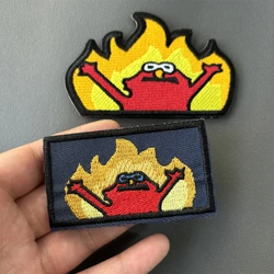Parche táctico Hell Fire Meme bordado - Brazalete con velcro
