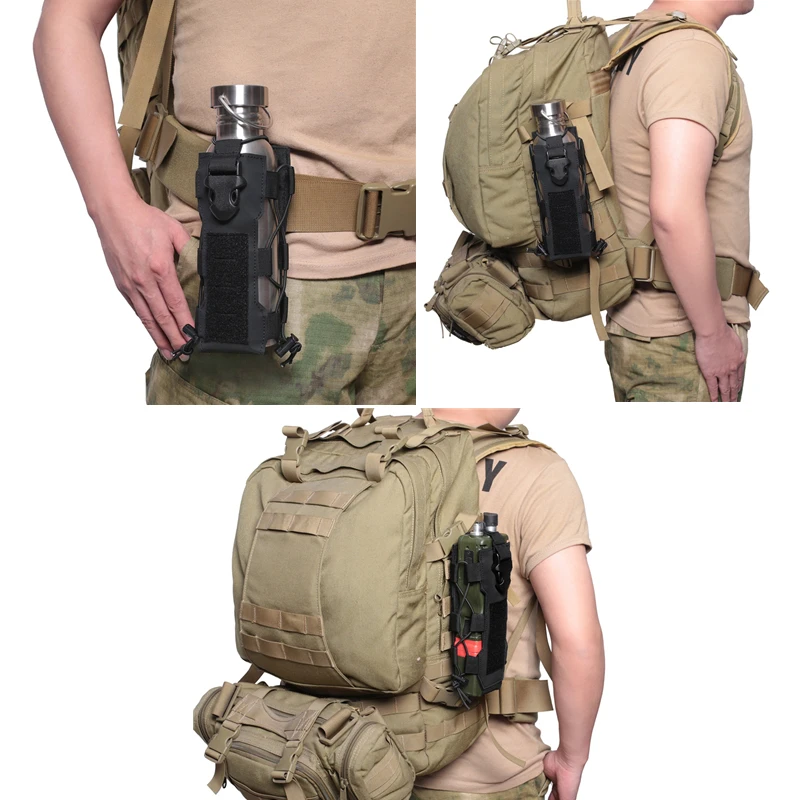 Bolsa táctica para walkie-talkie con sistema Molle ajustable