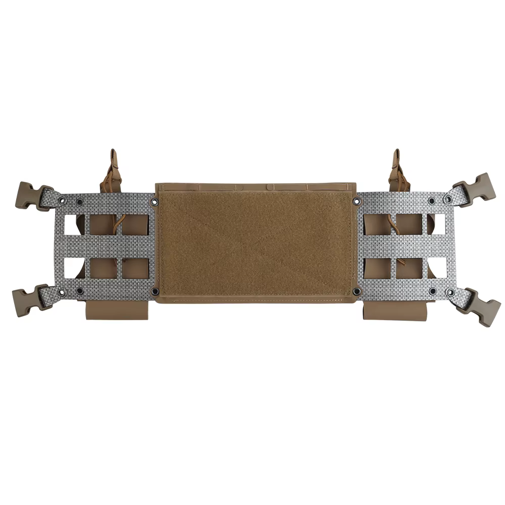 Chaleco táctico MOLLE MK4 con bolsillo portaemisoras