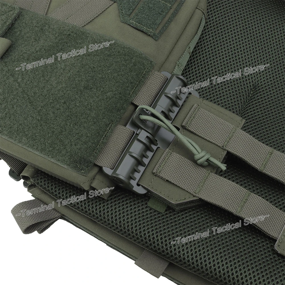 KZ Portaplacas MOLLE ligero para airsoft ajustable y liberación rápida - imagen 3