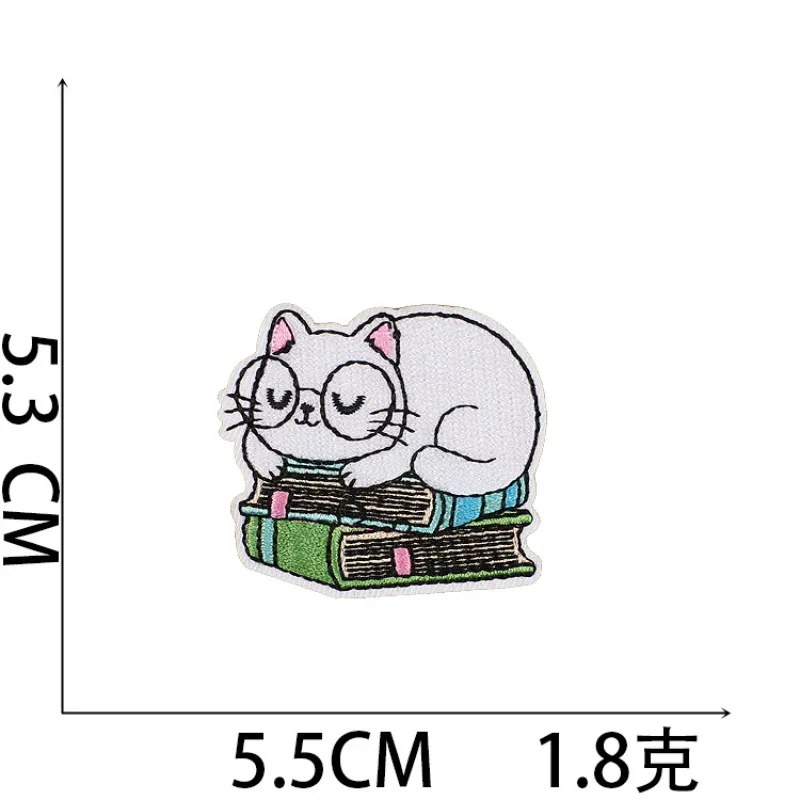 Parche bordado para planchar gatitos juguetones en ropa de bebé - imagen 3