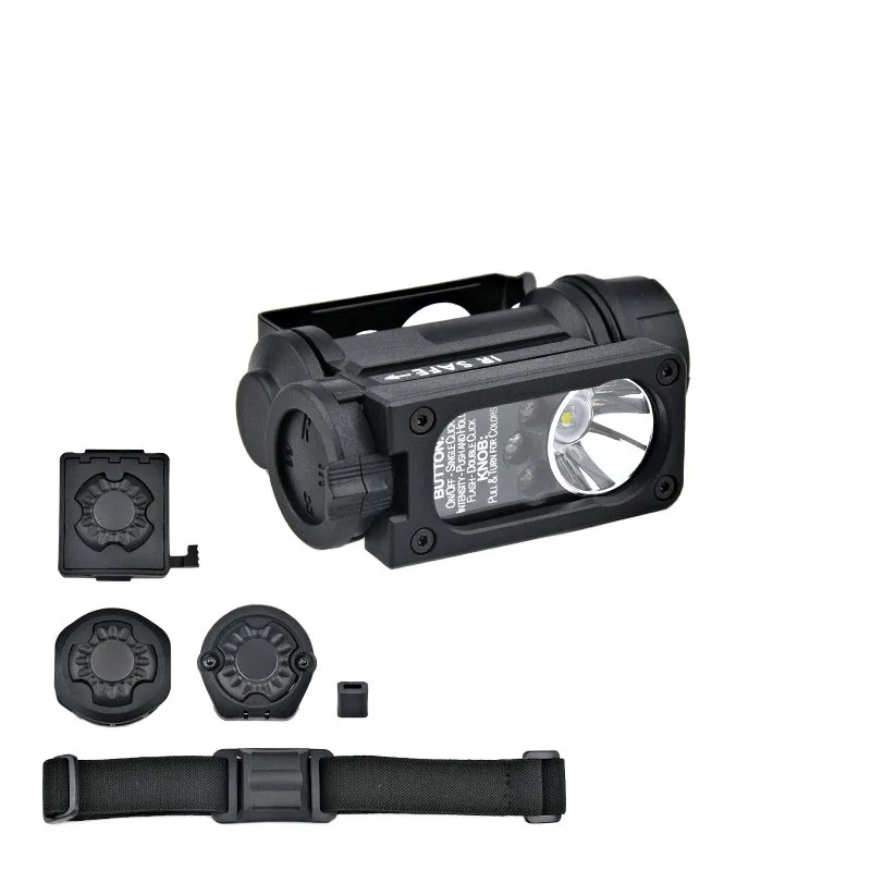 Luz IR táctica faro y señal tricolor intermitente para exterior