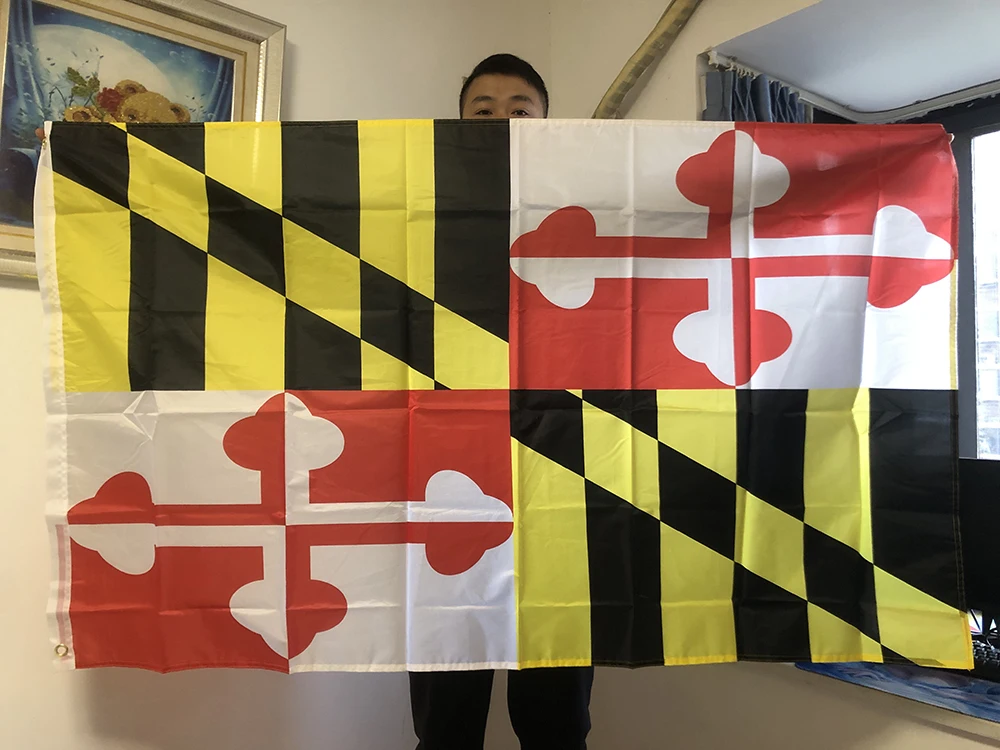 Bandera de poliester de 90x150 cm con colores definidos