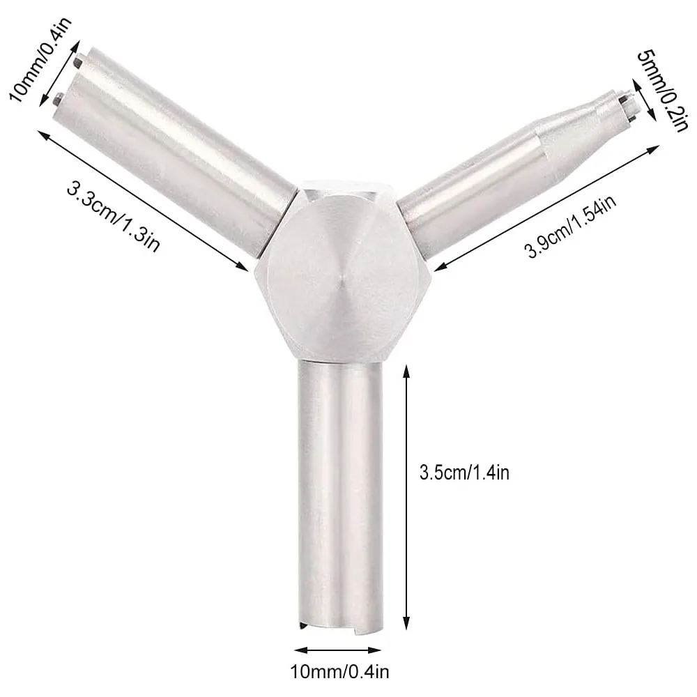 Llave de válvula Airsoft acero inoxidable para extracción rápida - imagen 3