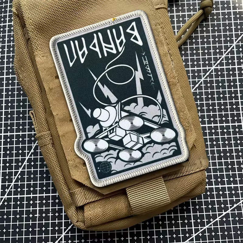 Parche táctico Vandal Drone KVN MOLLE con velcro para mochila - imagen 2