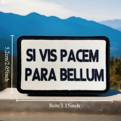 Parche táctico velcro Si vis pacem para bellum – Insignia moral