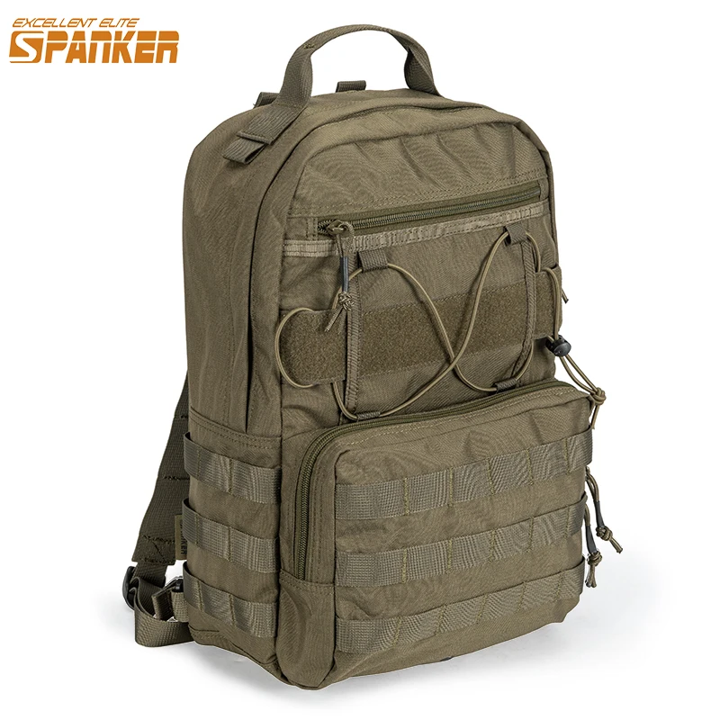 Mochila táctica MOLLE exterior ripstop 600D