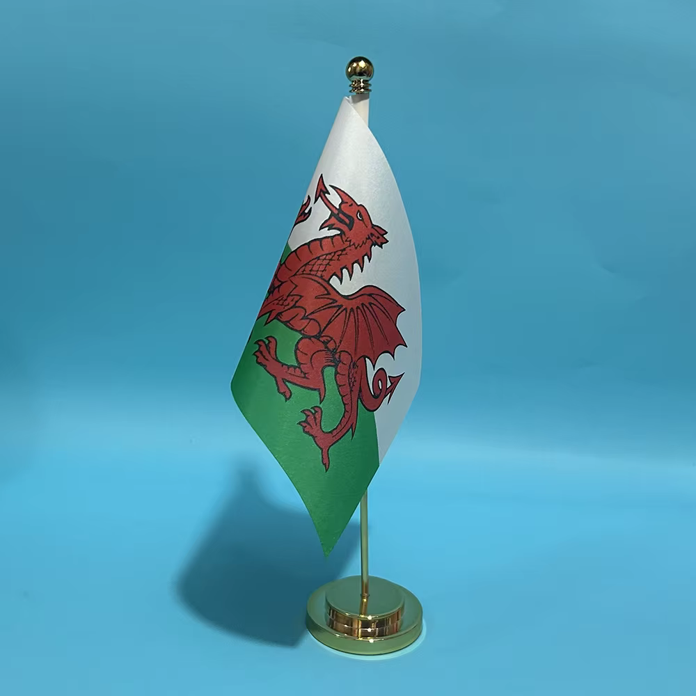 Bandera nacional de Gales de poliéster para escritorio - imagen 3