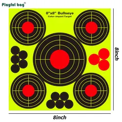 Pegatina objetivo contragolpes 8x8″ – Práctica tiro Airsoft y caza