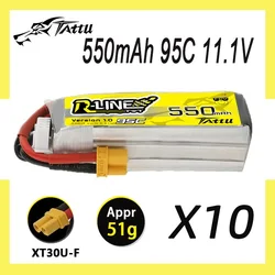 Batería LiPo TATTU R-LINE 550mAh 3S 11,1V para drone FPV