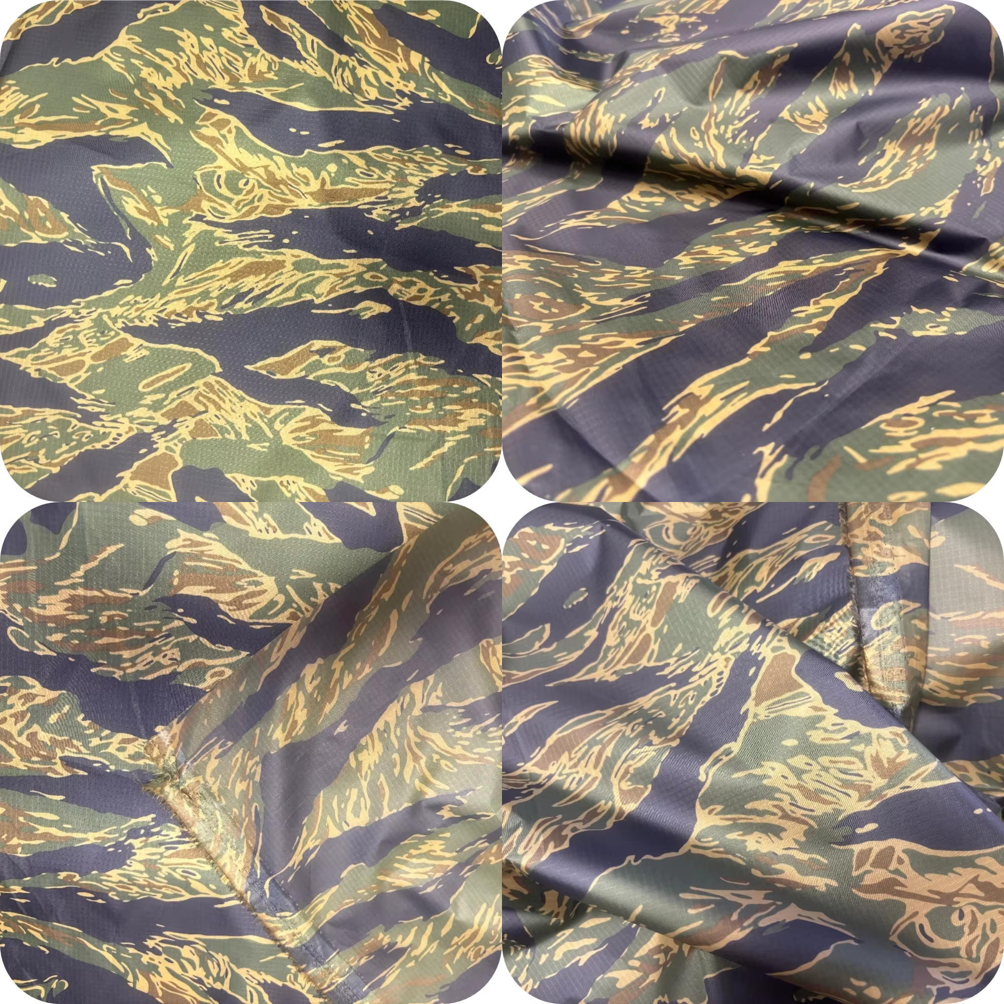 Tela camuflaje impermeable PU de tafetán para toldo bricolaje canopy - imagen 5