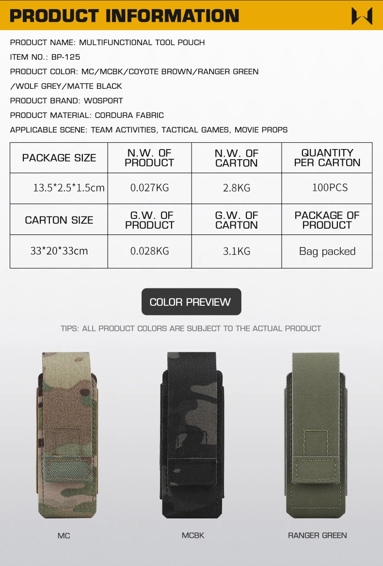 Detalle MOLLE y compartimento