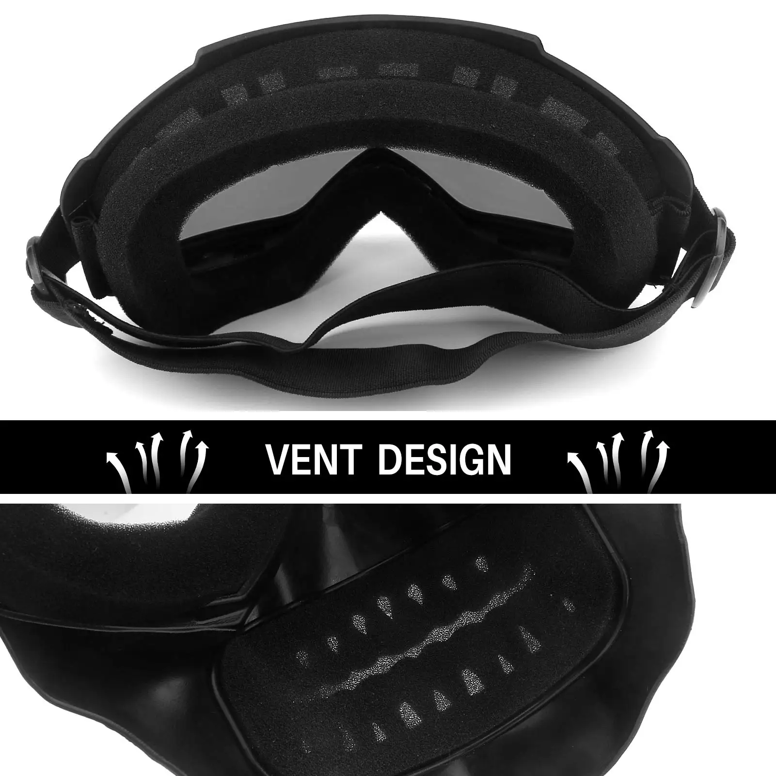 Máscara de Motocicleta Táctica con Gafas Protectoras Extraíbles - imagen 5