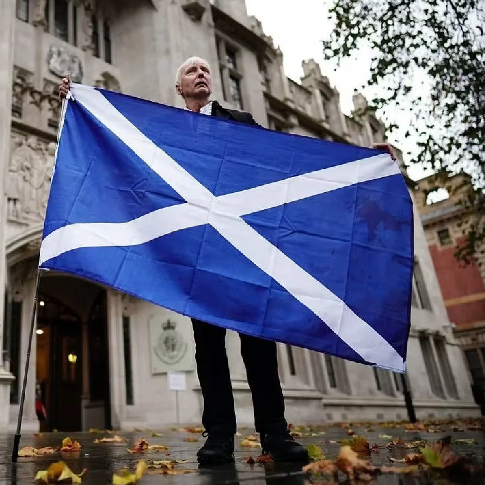 Bandera de Escocia para decoración estilo militar y exterior - imagen 4