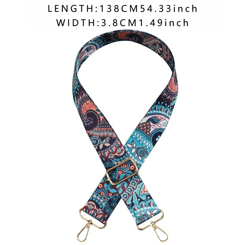Correa de hombro ajustable para bandolera táctica, estampado floral - imagen 2