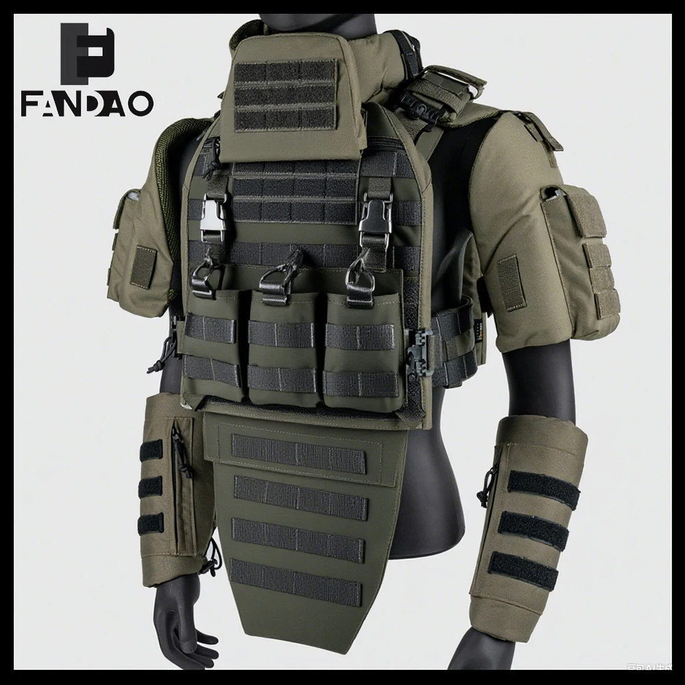 Protector de brazo táctico Molle multifunción Airsoft ripstop - imagen 5