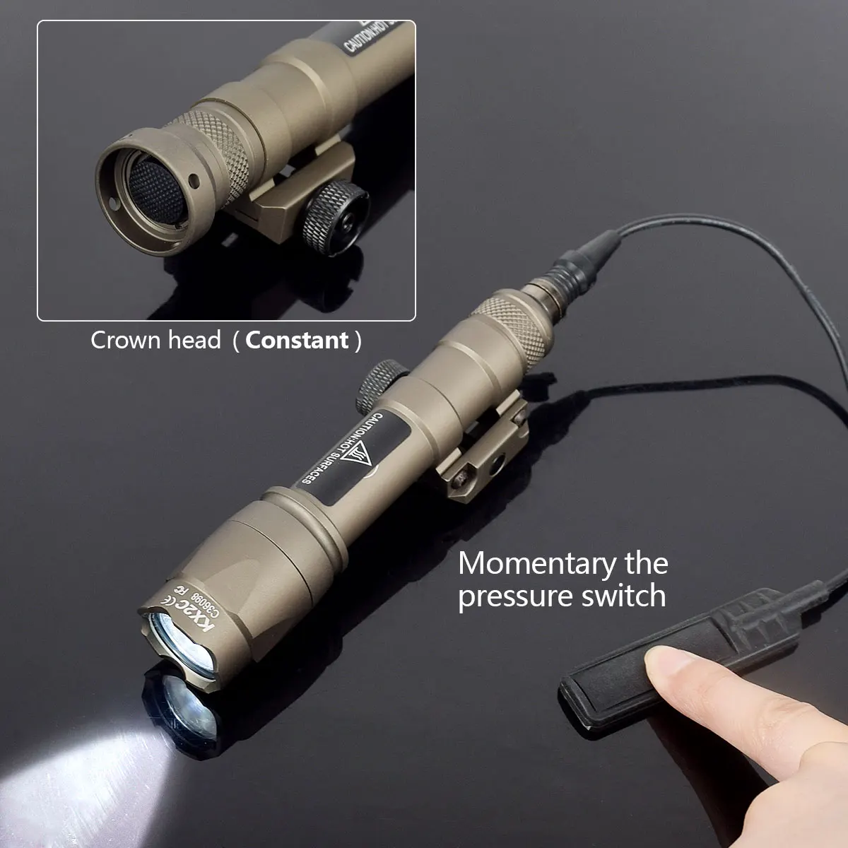Linterna Táctica Surefire M600 con Riel Picatinny para Rifle - imagen 5
