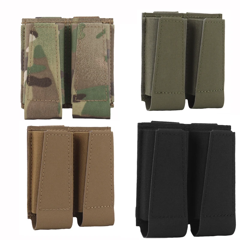 Bolsa fijación chaleco táctico Molle doble abierta 9mm multifuncional - imagen 4