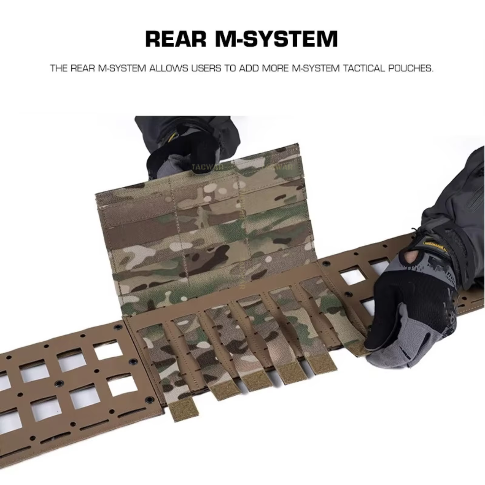 Plataforma de Pecho Táctica MOLLE para Airsoft, radio y bolsas MAG - imagen 3