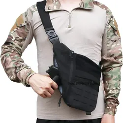 Bandolera táctica con funda de pistola para uso diario