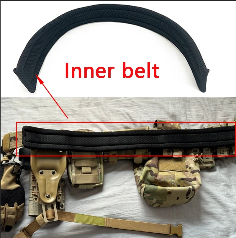 Cinturón táctico de exteriores suave con forro interior reforzado - imagen 5