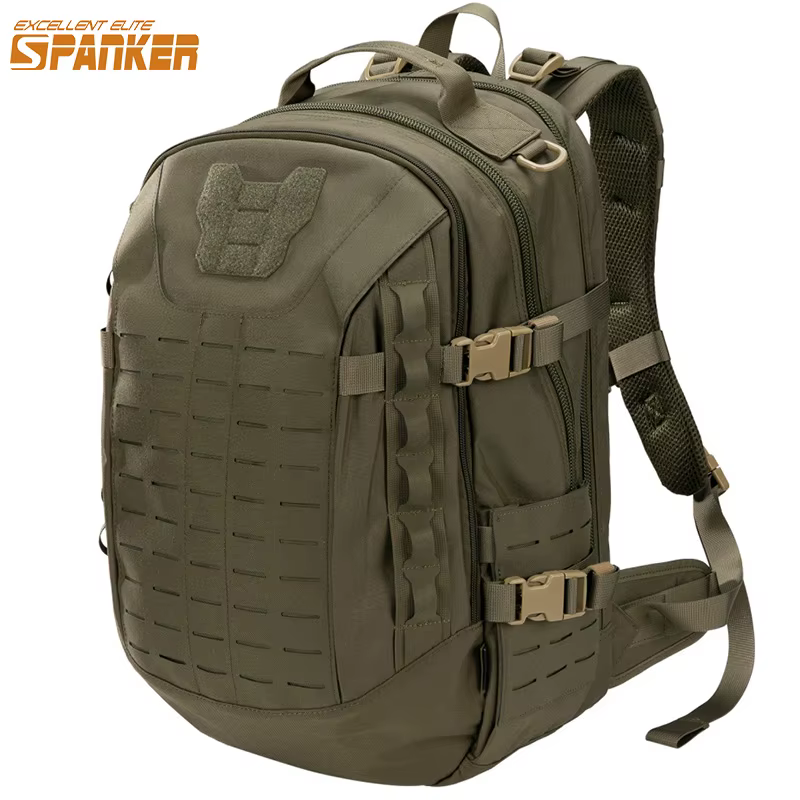 Mochila Táctica Molle Senderismo Caza Soporte Lumbar Gran Capacidad