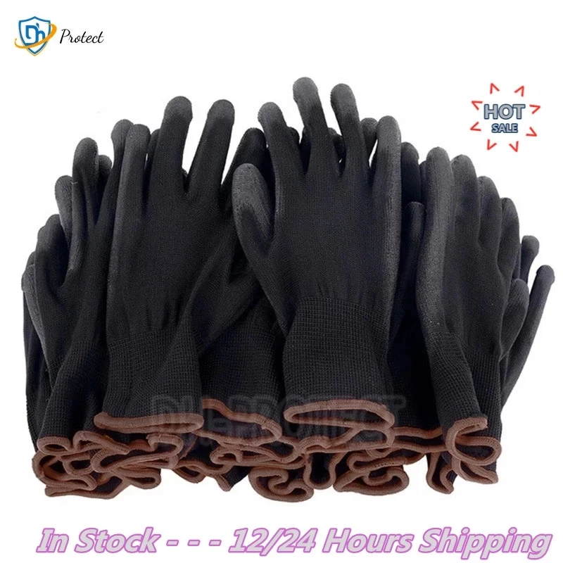 Guantes de trabajo PU recubiertos de palma nailon – Mantenimiento - imagen 4