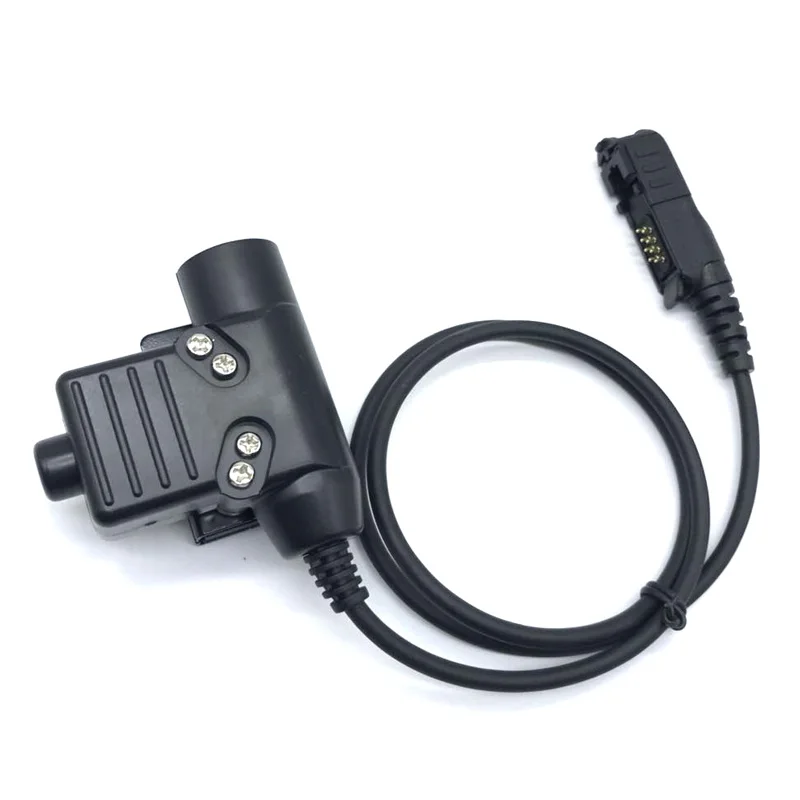 Conector PTT táctico U94 NATO para radio bidireccional y auriculares - imagen 5