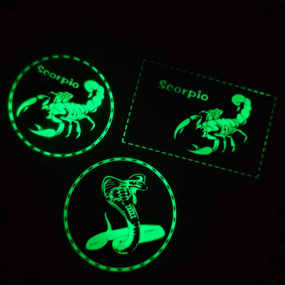 Parche luminoso adhesivo forma escorpión, absorbe luz intensa - imagen 5