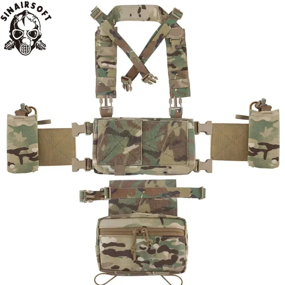 SINAIRSOFT Arnés táctico MK4 MOLLE con portacargadores Dangler - imagen 5