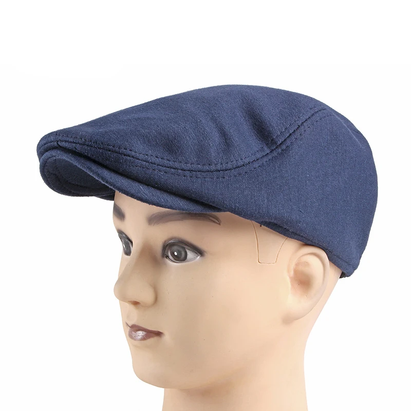 Boina newsboy de punto con visera espiga informal - imagen 4