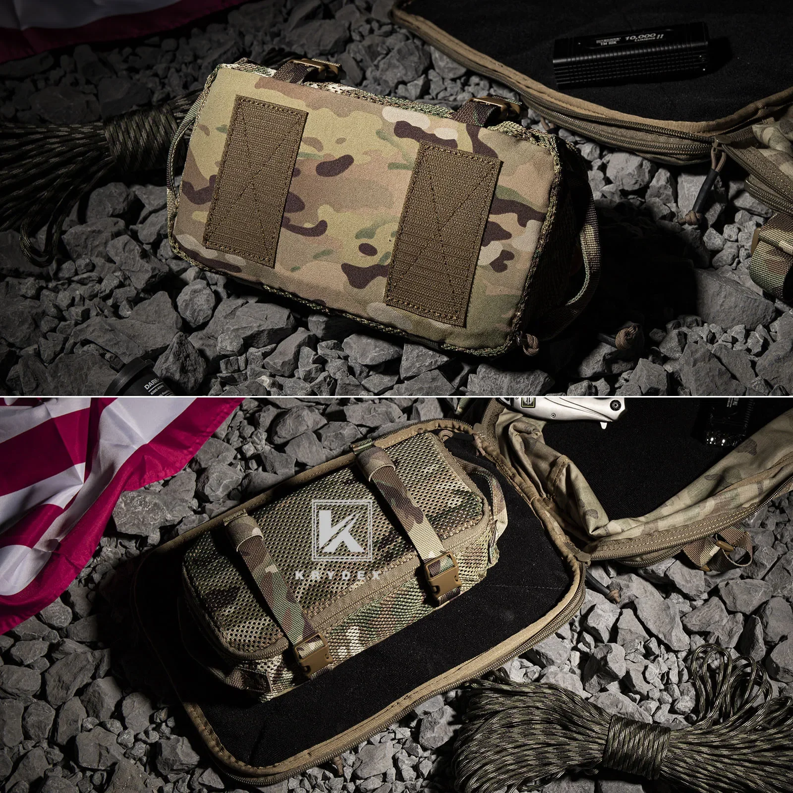 KRYDEX Bolsa modular táctica – Organizador de mochila para airsoft - imagen 4