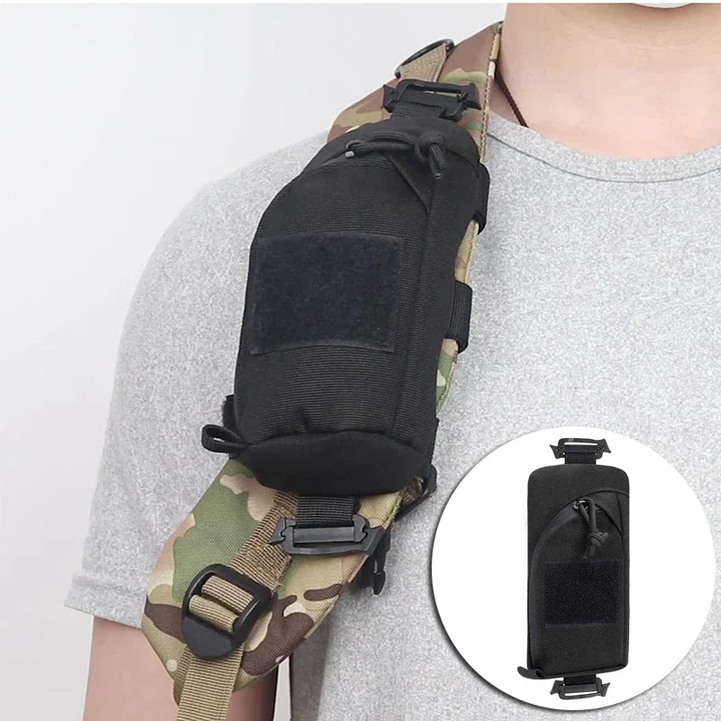 Bolsa táctica MOLLE para teléfono y correa de mochila camping