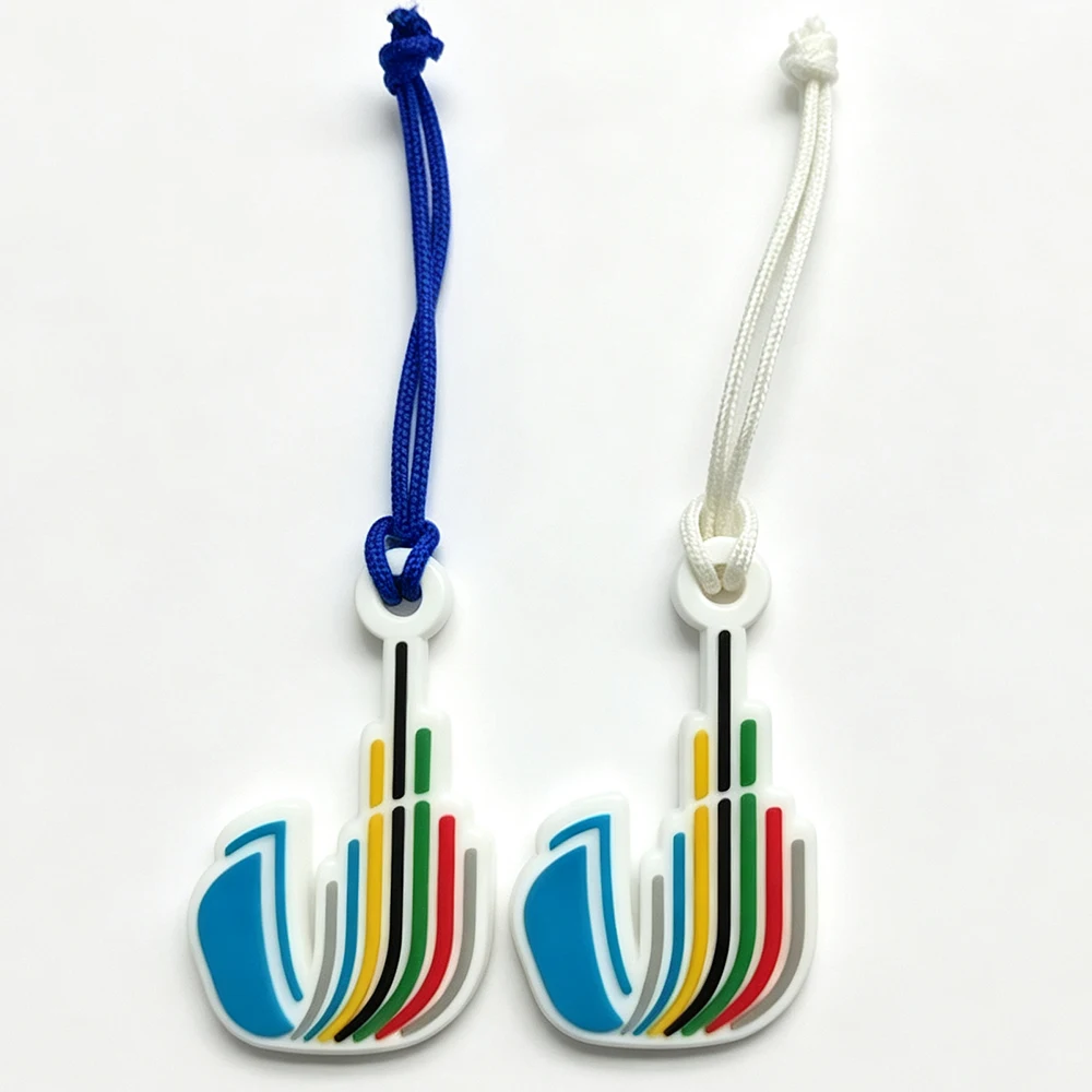 Llavero de PVC suave personalizado 2D y 3D con logotipo promocional - imagen 5