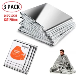 Manta de emergencia térmica Mylar plateada – Supervivencia outdoor
