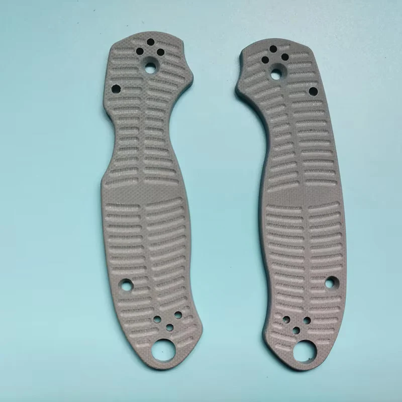 Spyderco Paramilitary3 escamas de mango G10 patrón Fishbone