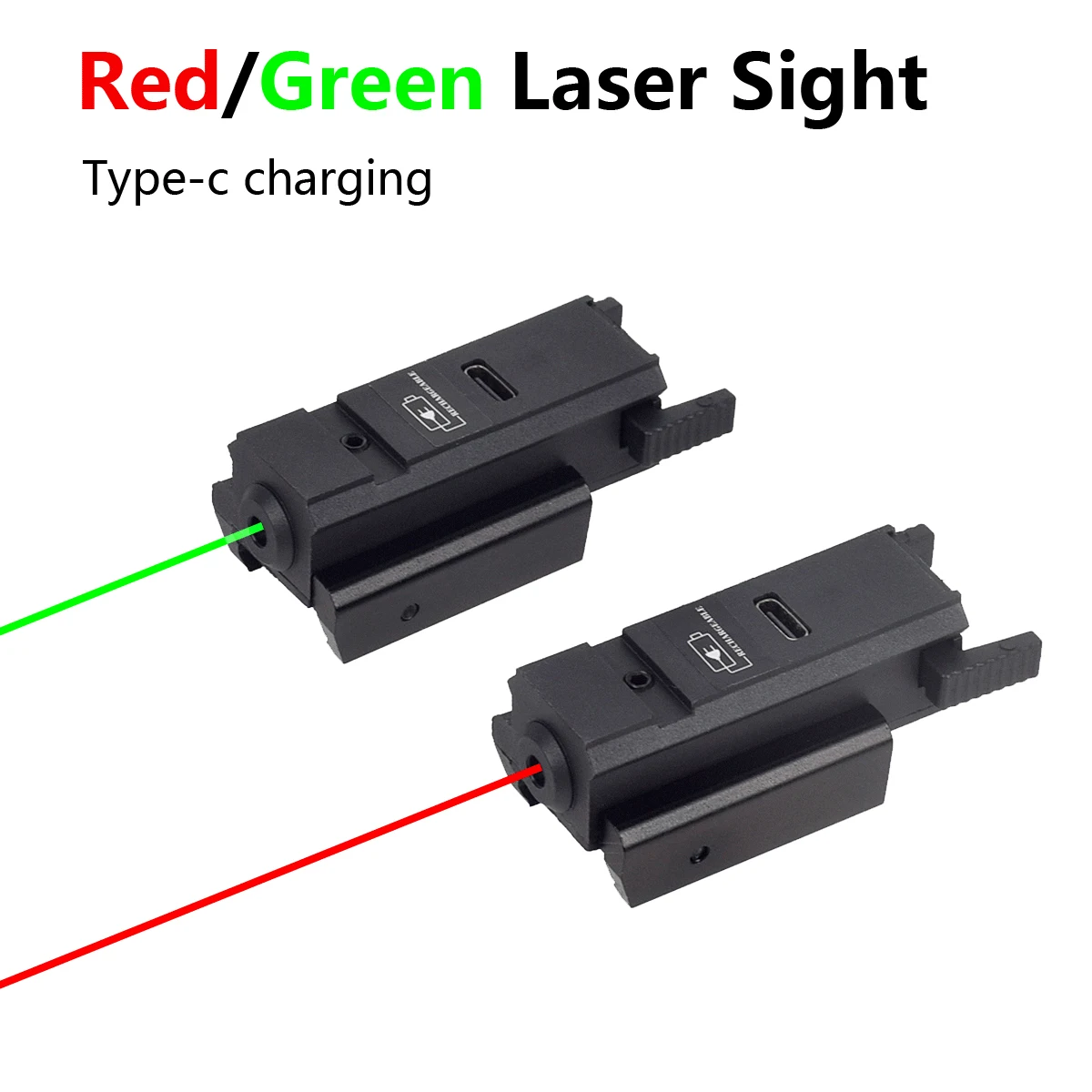 Mini visor láser en riel Picatinny 20 mm