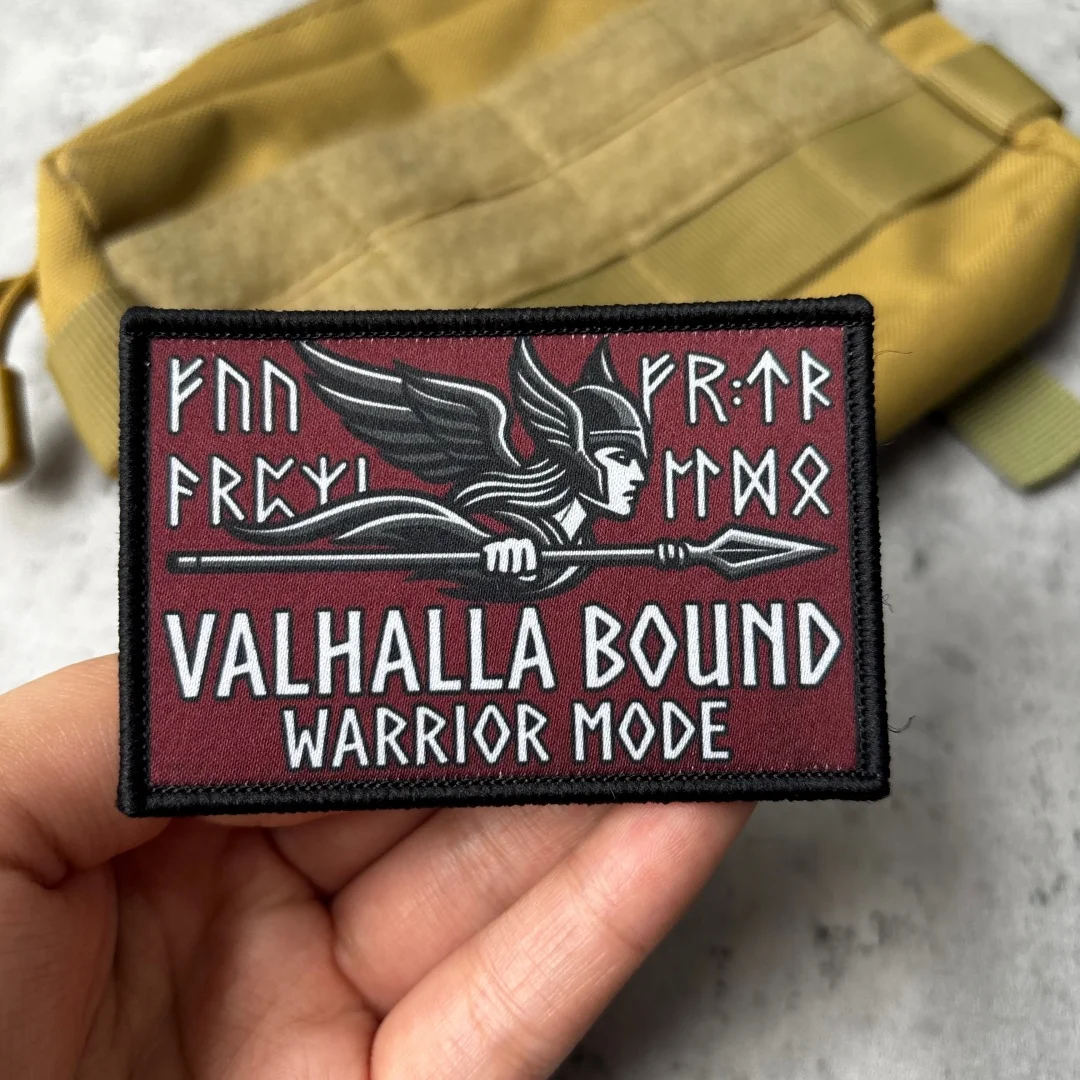 Parche táctico moral Batalla de los Ángeles con velcro para mochila - imagen 5