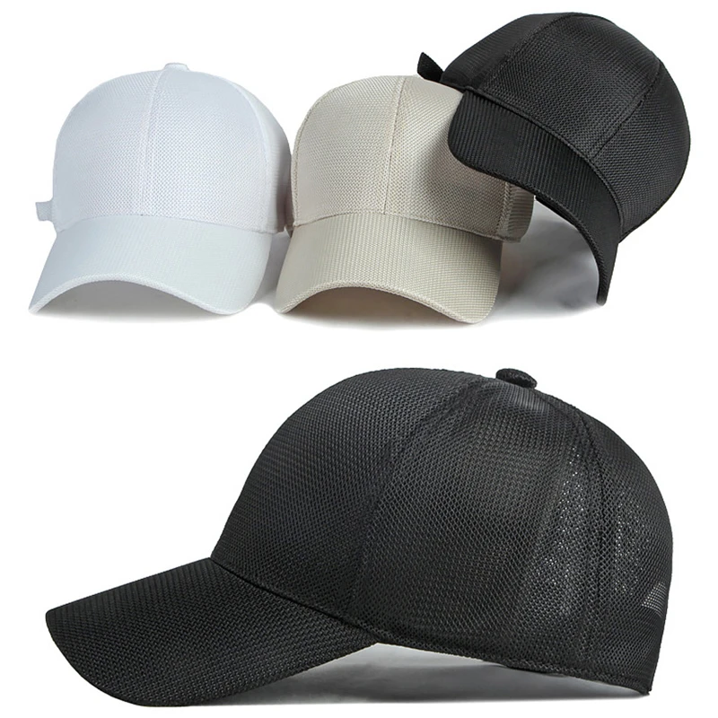 Gorra camionero transpirable de malla ajustable para exteriores - imagen 2