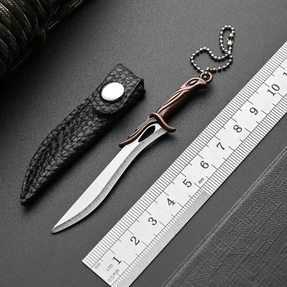 Llavero táctico mini cuchillo portátil fijo para llaves - imagen 2