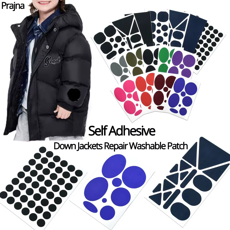 Parche adhesivo impermeable algodón sin planchar para ropa y paraguas - imagen 5