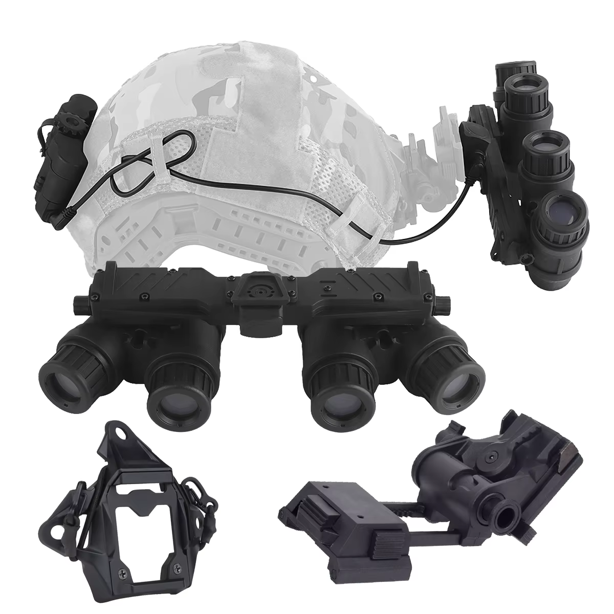 Gafas Visión Nocturna AN/PVS-31 GPNVG-18 con Adaptador Casco Fast - imagen 3