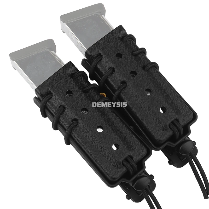 Funda portacargadores doble MOLLE 9mm liberación rápida - imagen 2