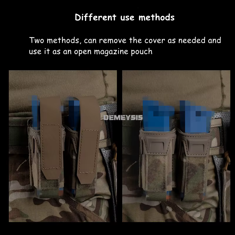 Portarevistas MOLLE Airsoft – Revista 9mm táctica combate - imagen 4