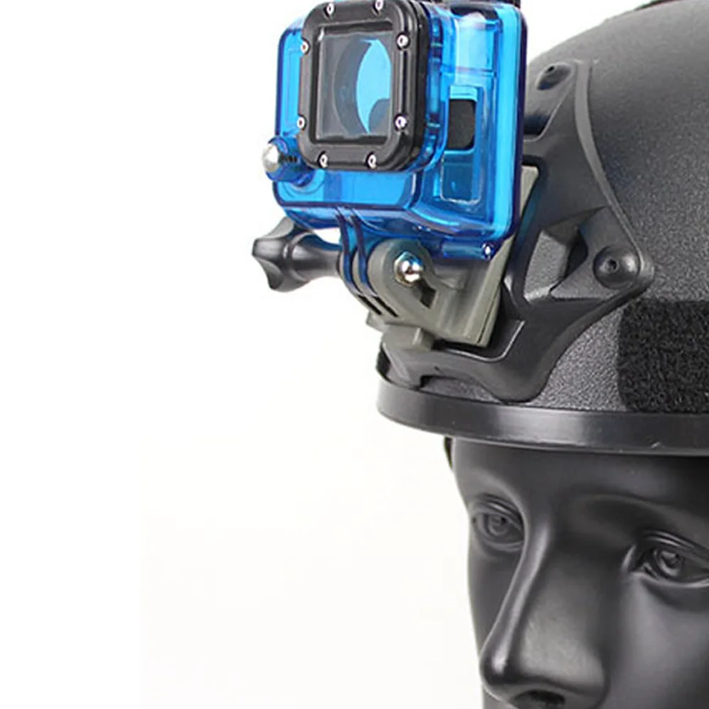 VULPO Soporte ActionCam casco táctico universal compatible NVG FAST MICH - imagen 3
