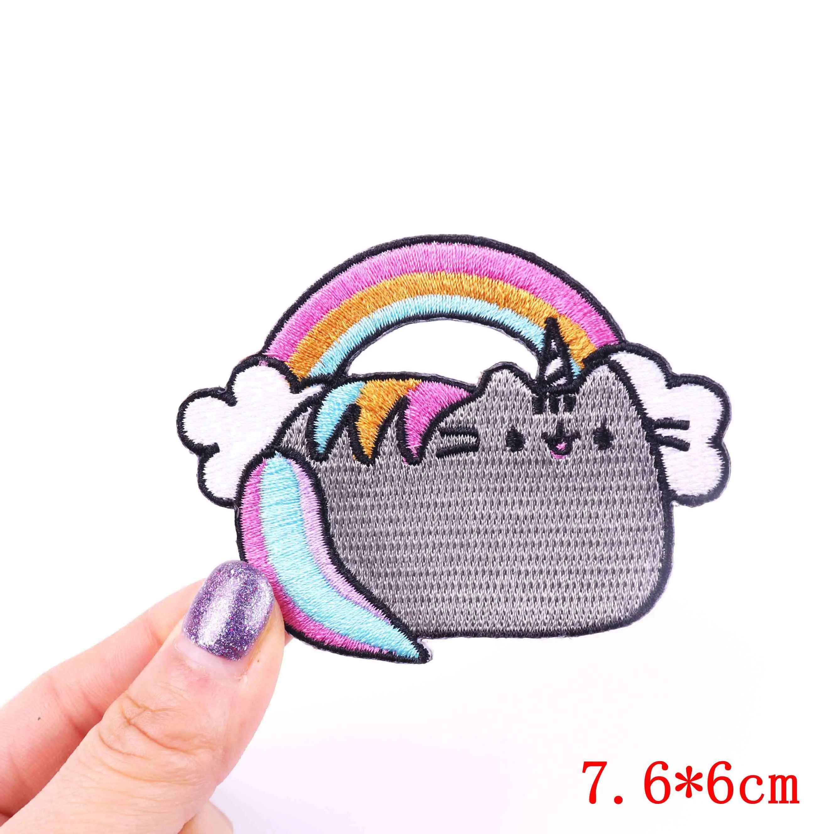 Parche bordado termoadhesivo gato Corgi – Para planchar en ropa - imagen 2