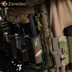 Bolsa Táctica Triple Portacargadores 5.56 MOLLE con Drenaje