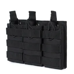 Bolsa táctica para cargadores de nailon resistente multicargador airsoft