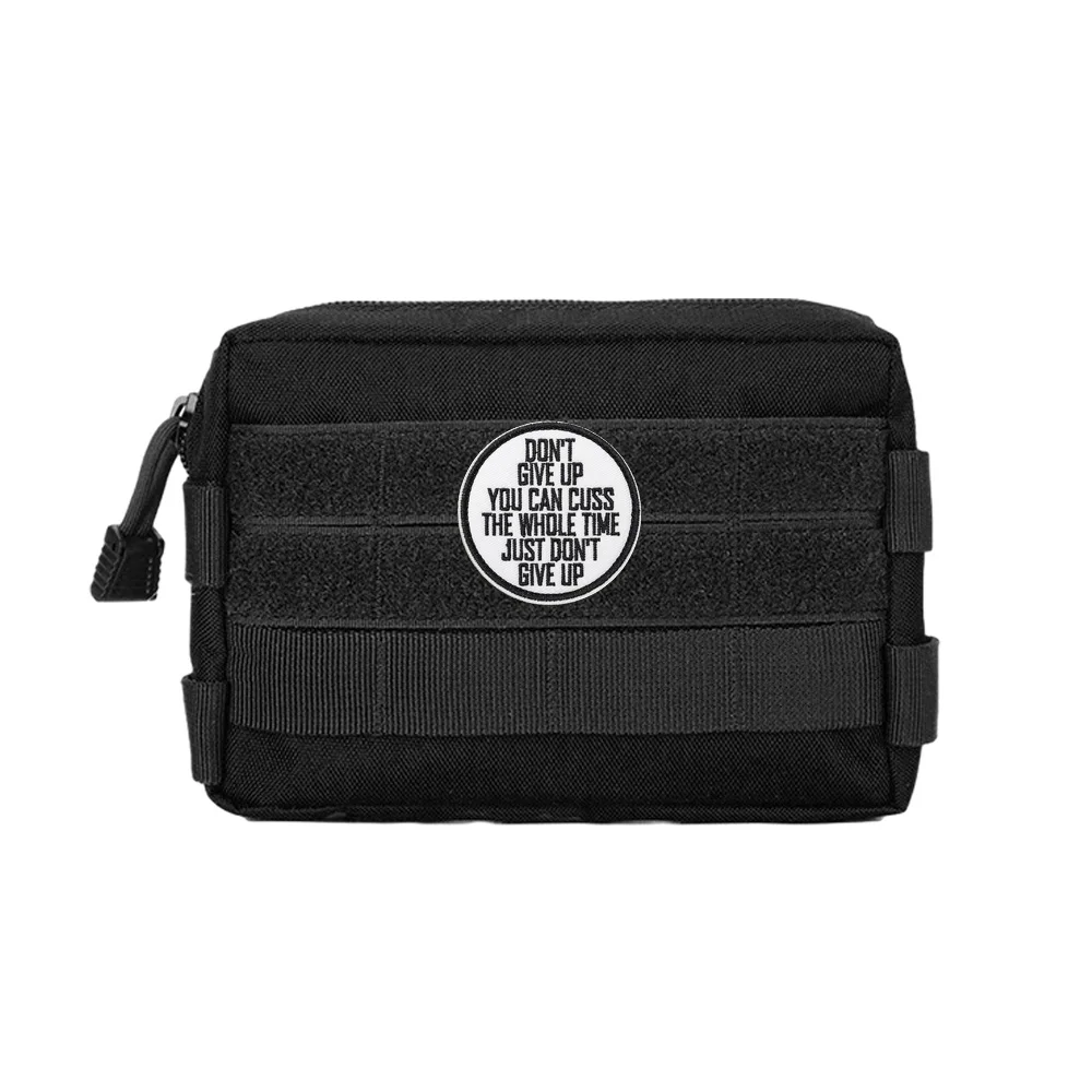 Parche táctico bordado Velcro «No te rindas» para MOLLE - imagen 4